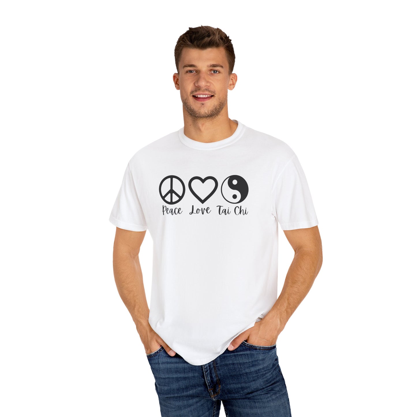 Peace Love Tai Chi Unisex Flex Tee