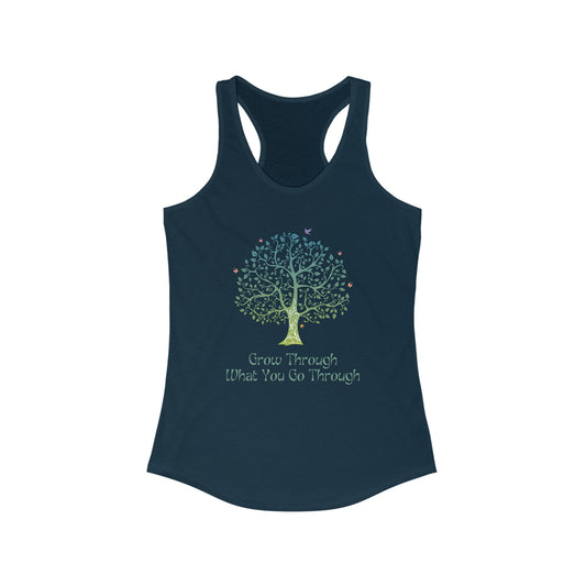 Grow Through What You Go Through Savasana Tank