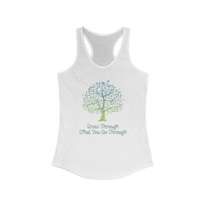 Grow Through What You Go Through Savasana Tank