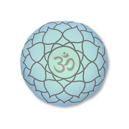 Mint Om Meditation Cushion