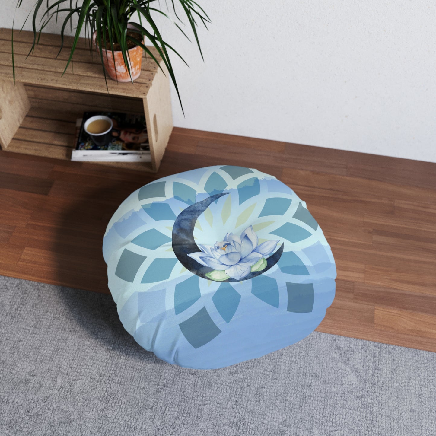 Blue Moon Lotus Meditation Cushion