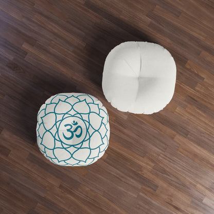 Teal Om 2 Meditation Cushion