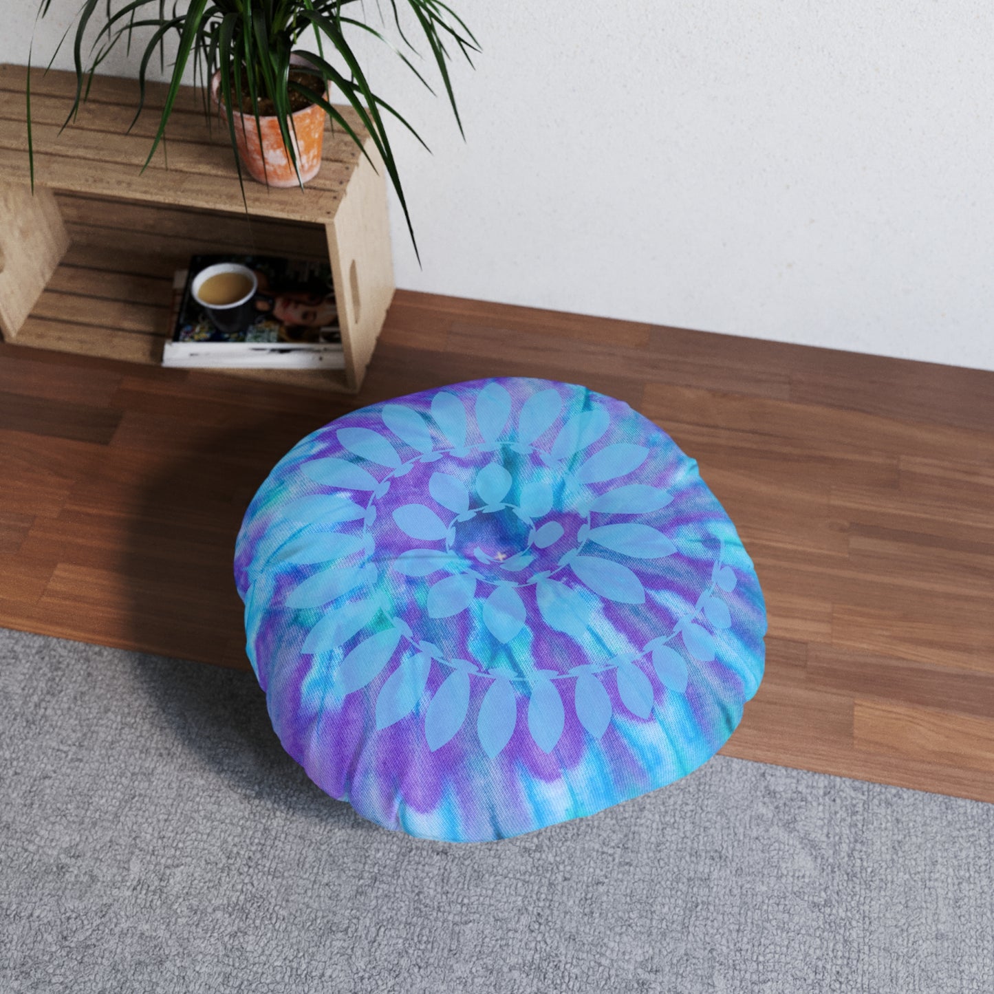 Tie Dye Swirl Meditation Cushion