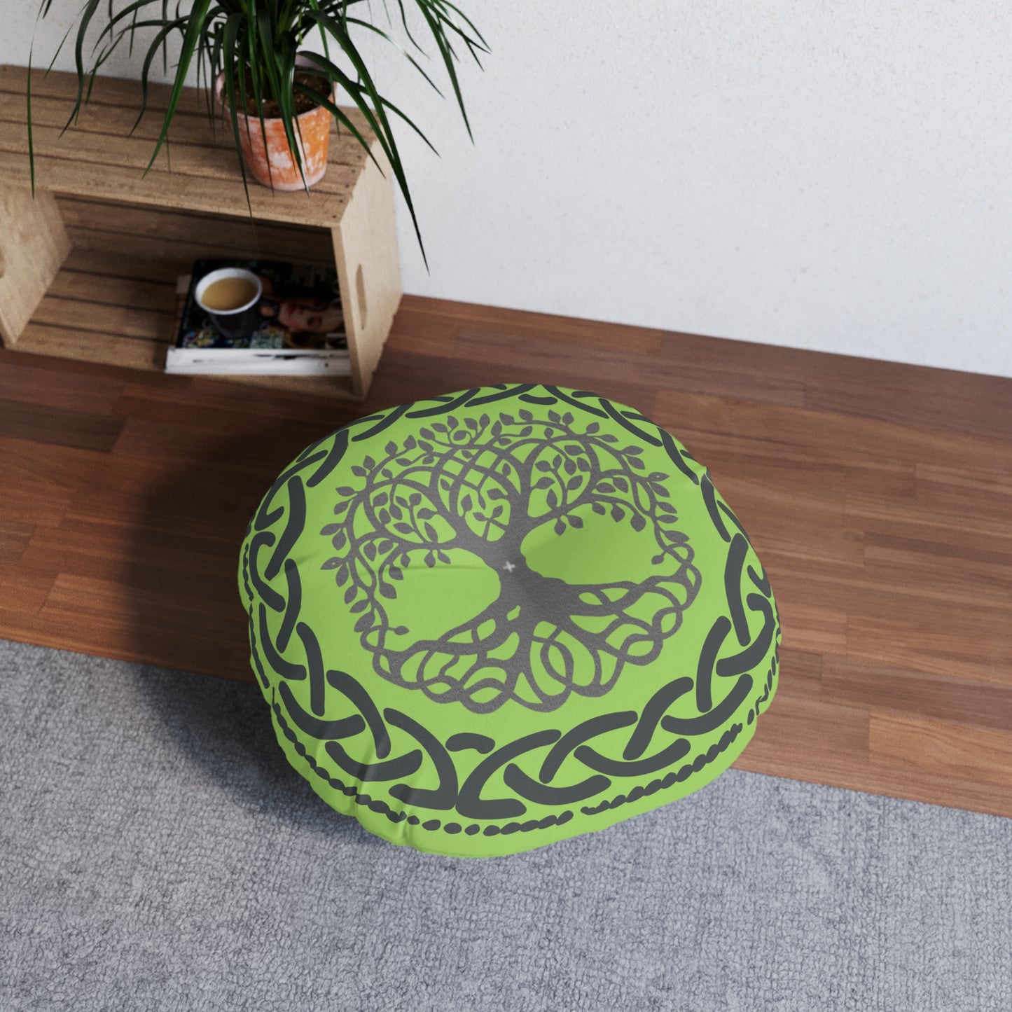 Celtic Tree of Life Meditation Cushion