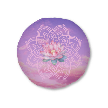 Pink Sunset Lotus Meditation Cushion