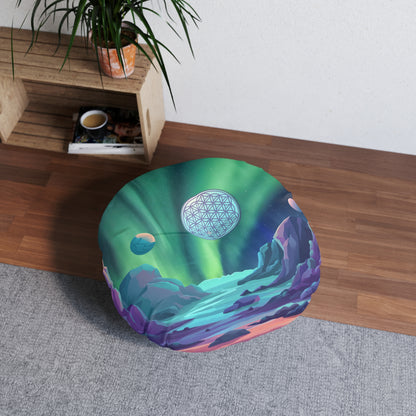 Unearthly Aurora Meditation Cushion