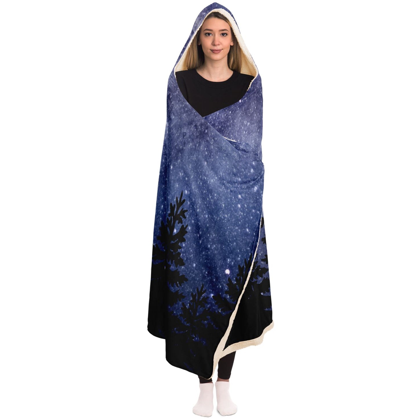 Milky Way Woods Meditation Blanket