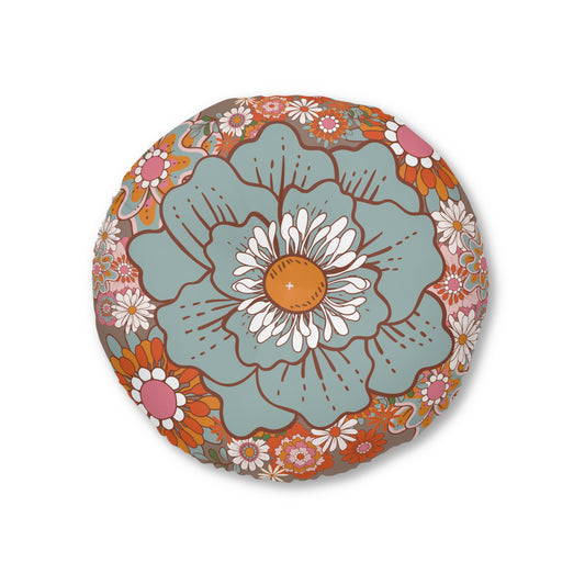 Groovy Flowers Meditation Cushion