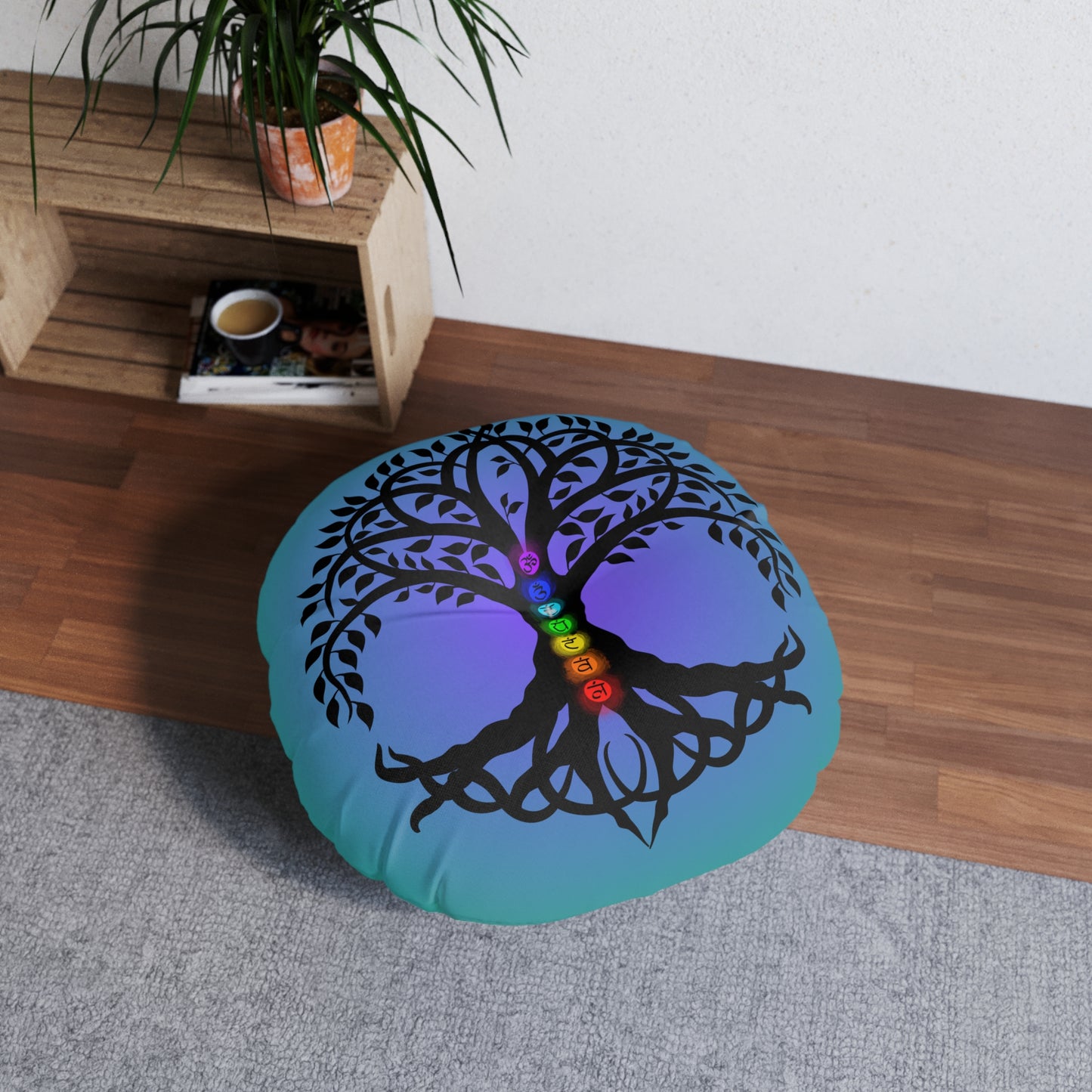 Chakra Tree Meditation Cushion